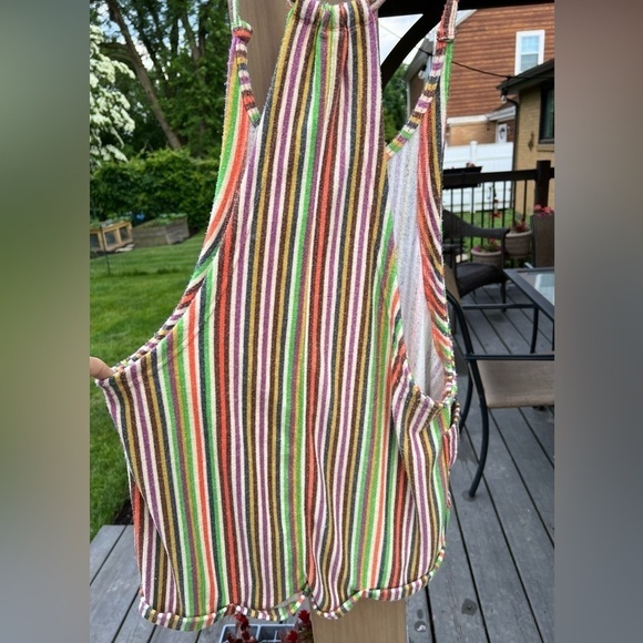 Urban Outfitters Women's Valtina Terry Cloth Short Romper Colorful Size XS - Picture 5 of 6